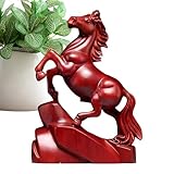 Cadeau de célébration culturelle : les figurines de cheval symbolisent la prospérité pendant le Nouvel An lunaire et l'esprit festif à Noël, enrichissant la décoration de vacances avec une signification culturelle et servant de cadeaux attentionnés qui résonnent avec les traditions chinoises et les festivités mondiales