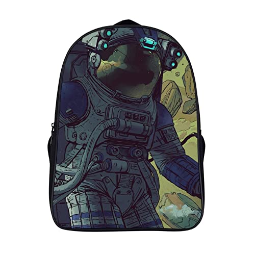Sac à dos astronaute ergonomique et grand compartiment pour cartable enfant cool