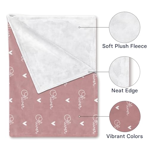 Image of PUREFLY Ships Next Day-Personalized Blanket for Kids- Custom Blanket with Name for Teen Girls and Boys, Birthday Gifts for Women and Men, Customized Flannel Throw, Christmas Blankets Gifts for Baby
