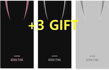 3 GIFT BLACKPINK BORN PINK [Box Set ver.] Random Album+Folded PosterRandom+Extra Photocard+BIRDO Premium Face Mask