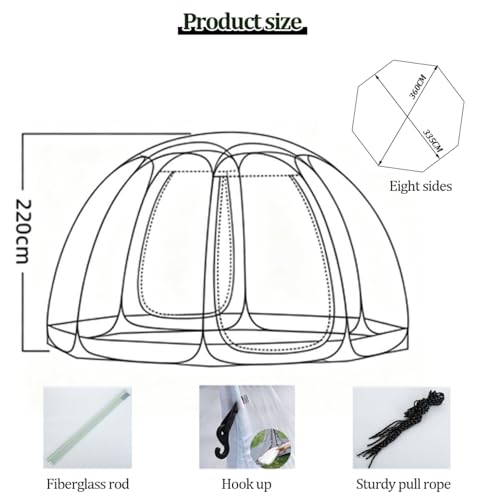 Pop Up Bubble Tent para 1 persona color gris miniatura 7