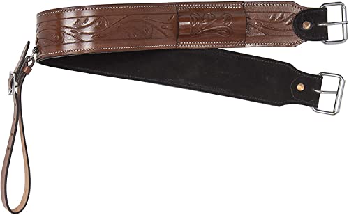 Deen, Enterprises MO-0136695 Sangle arrière en cuir lisse Longueur 40 Boucle à boucle Largeur 2,75 avec 2 boucles Cover