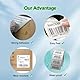 10 Rolls Compatible DK22205 62 mm x 30.48 m Continuous Labels Replacement for DK-22205 Work with QL-500/QL-550/QL-570/QL-580N/QL-650TD/QL-700/QL-710W/QL-800/QL-810W QQL-105.