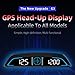 Digital GPS Speedometer HUD for Cars, 5.5