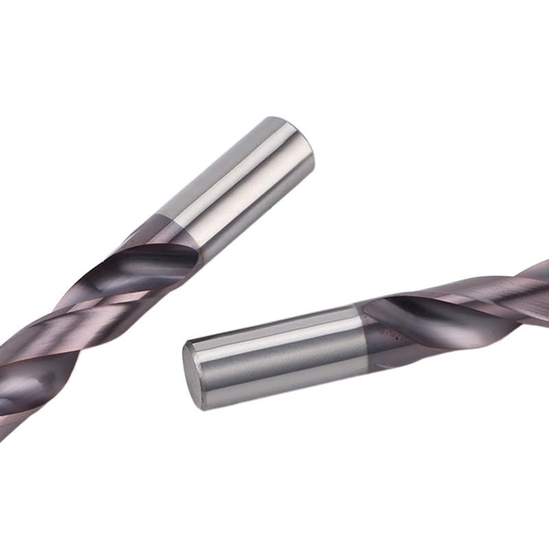 Brocas helicoidales, broca for metal, 10 piezas 1 mm-6 mm x 60 HRC65 Juego de brocas carburo sólido, helicoidal flauta espiral for herramienta aleación dura acero inoxidable(4.8mm 10pcs)