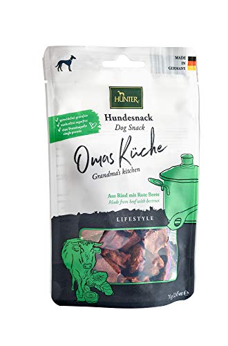 HUNTER Snack per Cani, Senza Cereali, Senza Zuccheri Aggiunti, 70 g