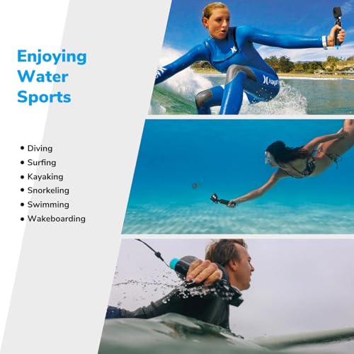 Sametop Flotante Mango Handler Empuñadura Flotador Palo Accesorio Compatible con GoPro Hero 13 12 11 10 9 8 7 6 5 Session dji Cámaras de Acción - Azul - imagen 6