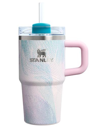 Image of STANLEY Quencher H2.0 Tumbler with Handle and Straw 20 oz | Flowstate 3-Position Lid | Cup Holder Compatible for Travel | Insulated Stainless Steel Cup | BPA-Free | Sea Glass Plume
