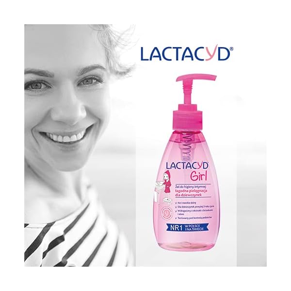Lactacyd Girl Gel Für Intimhygiene, Schonende Pflege für Mädchen - 200 ml, Pumpe – Bild 4