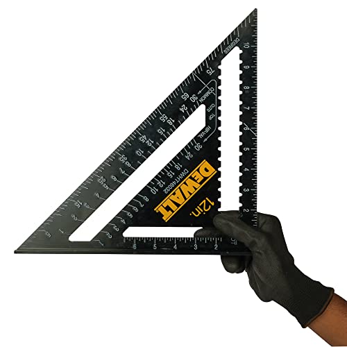 Image of DEWALT DWHT46032-0 Premium Rafter Square, 12 Inch (300 mm)