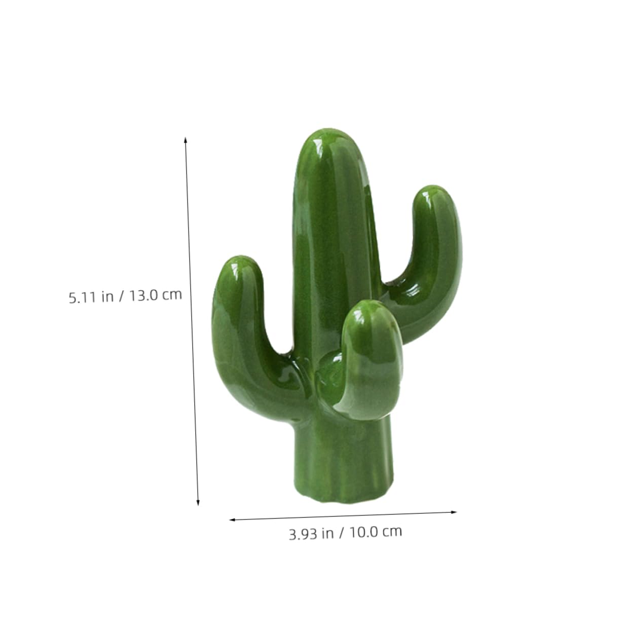 TOPBATHY 2piezas Plato Joyería Cerámica Cactus Almacenamiento Joyas Organizador Anillos