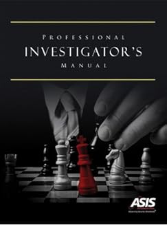 Paperback Professional Investigator's Manual Book