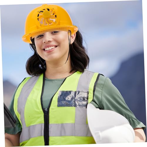 Ventilador de casco con ala visera y protector solar para sombrero duro 6