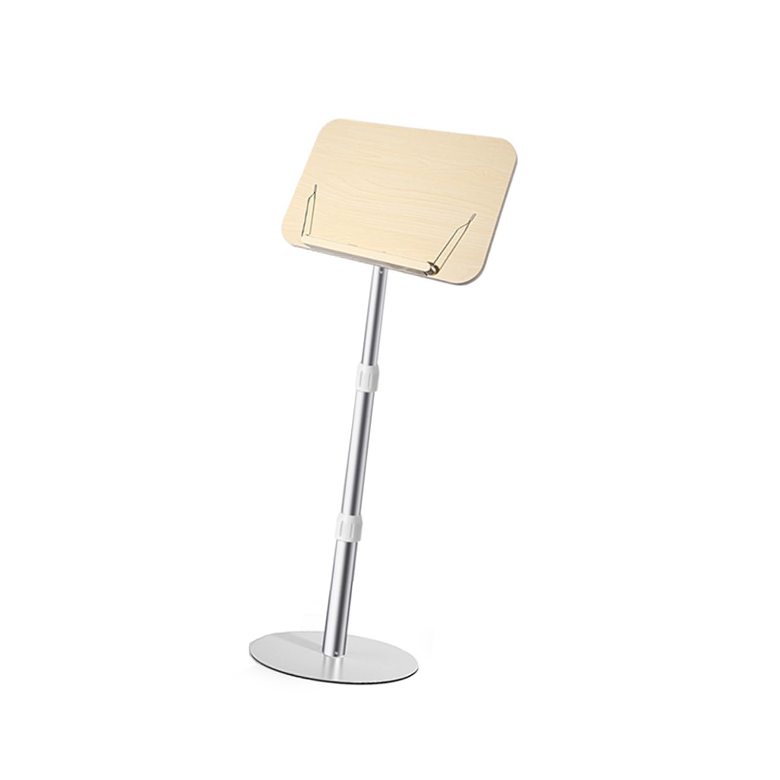 Generisch Verstellbarer Buchständer, 60-110 cm höhenverstellbar, 25 kg Tragkraft, Stabiler Fuß, ideal für Homeoffice und Schule, ergonomisches Design für Komfort und Bequemlichkeit