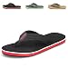 CIOR Men's Handmade Fashion Beach Slipper Indoor and Outdoor Classical Flip-flop Thong Sandals