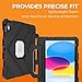 Gumdrop FoamTech Case ONLY fits The Newest iPad 11th Generation (A16) & 10th Gen 10.9 inch Rugged Lightweight Shockproof & Drop Tested for Kids K-12 Students Teachers Classrooms & School Use - Black