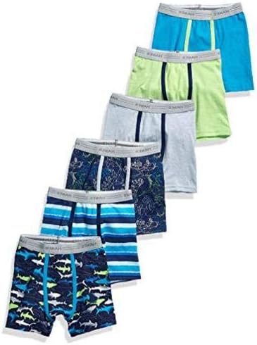 Hanes Boys' Toddler Boxer Brief, Assorted Prints & Solids, 2T/3T
