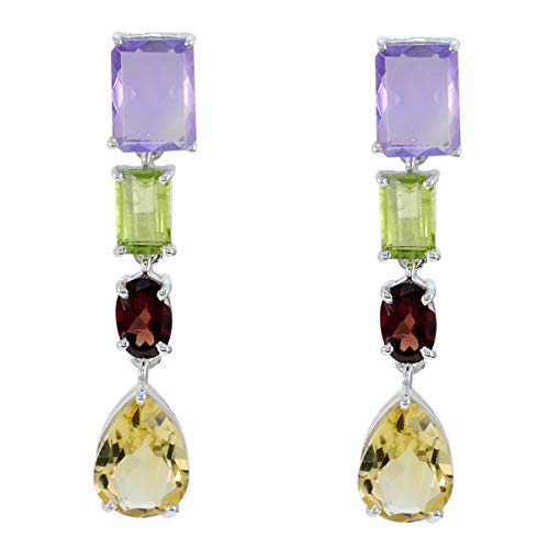 Boucle d'oreille en argent 925 RIYO, le bijou multi-anneaux parfait du bureau aux sorties