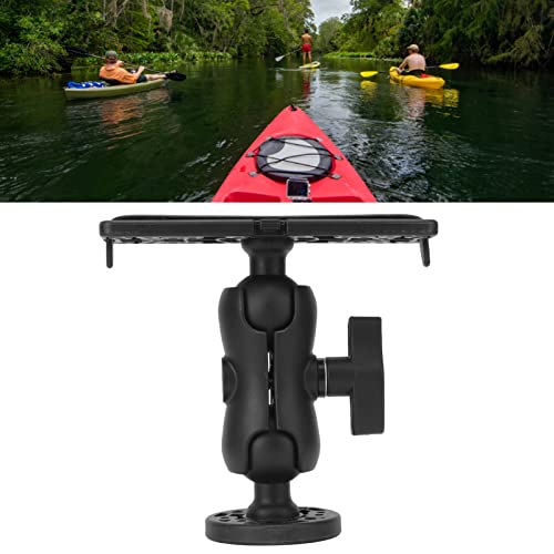 Image of Universal Fish Finder Base, 360 Degree Swivel Ball Mount Fish Finder Mount, Fish Finder Bracket Mounting Plate for Canoes, Kayaks