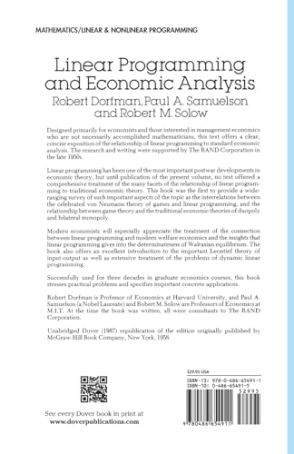 Dover Publications BLACK & WHITE ILLUSTRATIONS Linear Programming And Economic Analysis thumb #1
