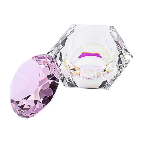 Mini taza de lavado de cristal para uñas miniatura 1