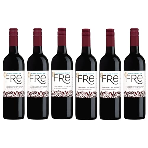 Sutter Home FRE Non-Alcoholic Cabernet Sauvignon Wine Bundle, 6 Pack