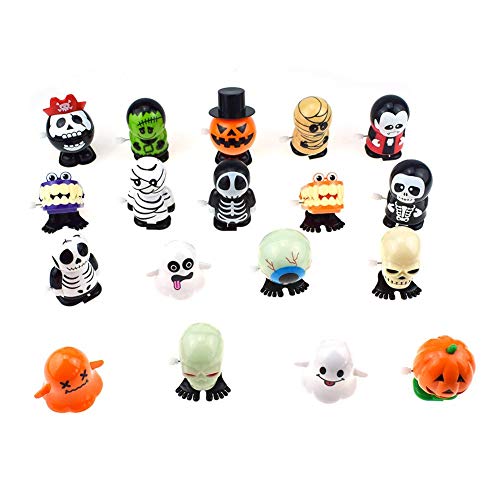 Halloween Capsule Ball, 75 MM Transparant Twisted Egg Capsule Ball Clockwork Halloween Walking Ghost Series Twisted Egg Toy