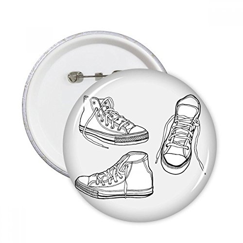 Chaussures de toile badge rond XL pour customiser une veste terne et masquer un accroc