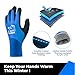 OriStout Waterproof Winter Work Gloves for Men and Women, Touchscreen, Freezer Gloves, Thermal Insulated, for Cold Weather
