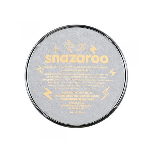 SG Education Snaz 1118766 Snazaroo métallique Peinture de visage, 18 ml Taille, Argent Cover