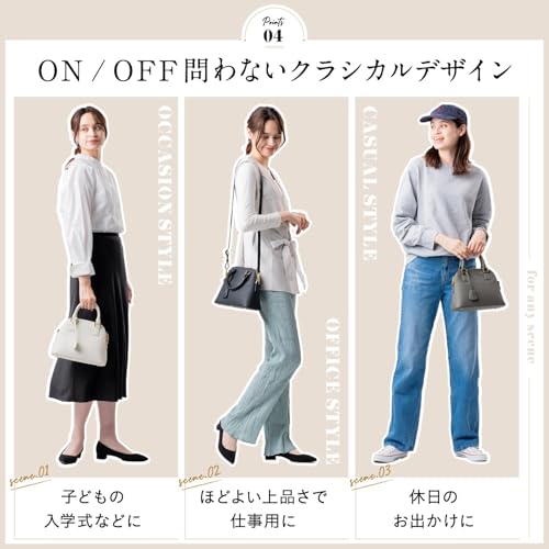 ムラ レディース トートバッグ シュリンクレザー ミニバッグ 本革 ブラック stb の商品画像 5