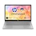 HP Chromebook 14, MediaTek Kompanio 540 (4GB LPDDR5, 128GB UFS) HD, Anti-Glare, Micro-Edge, 14''/35.6cm, ChromeOS, 100 GB Google One(1yr), Modern Gray,1.35kg, nm0004MU, HD Camera w/Shutter Laptop