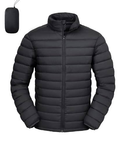 LZACTOIN-X Men's Coat for Ski Hiking Travel