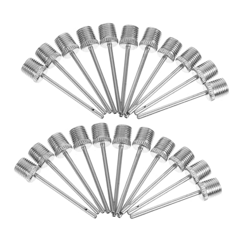 Yardwe 40pcs Pump Needles for Quick Inflation of Basketballs Soccer Volleyballs and More and Efficient Inflation Needles