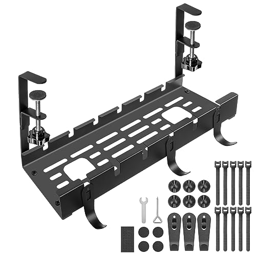 Organizzatore Cavi Per Scrivania - 2 Pezzi Senza Forare, Ideale Per Ufficio E Casa - Foto 5