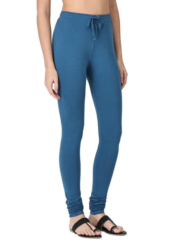 Image of Robinbosky Cotton Churidhar Leggings for Women - Stylish, Stretchable & Flattering Fit for All-Day Comfort