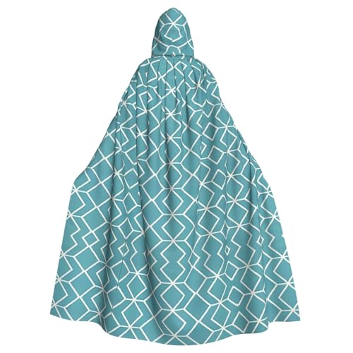 Capa con capucha de Halloween disfraz de escenario para adultos y eventos de cosplay con rejilla