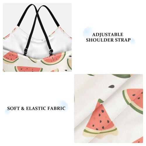 KLL Watermelon Pattern Toddler Girl 1 Piece Swim Suit Beach Swimwear Adjustable Shoulder Strap Cute3
