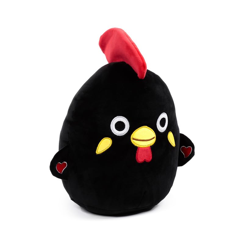 Puckator Squidglys Galo De Barcelos - Lindo diseño animal - Juguete de regalo para niños y niñas de más de 3 años - Almohada de felpa - Velboa - Juguete de peluche decorativo - Accesorios de