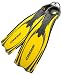 Cressi Powerful Open Heel Adult Scuba Diving Fins | Reaction EBS made in Italy