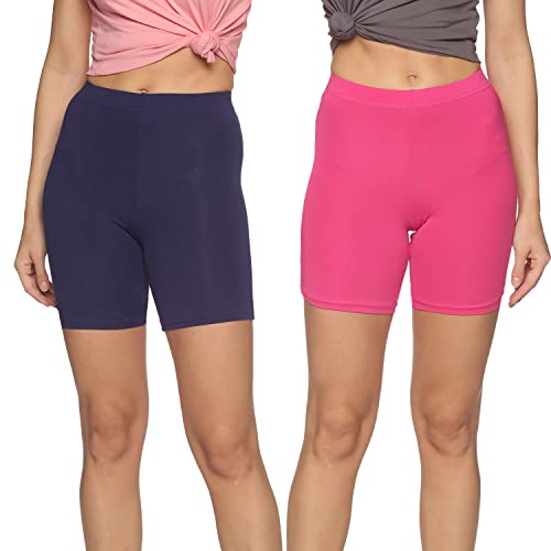 Image of OUTFLITS Ladies Cycling Shorts| Under Dress | Yoga Shorts | Workout Shorts | Running Shorts | Exercise Shorts | Gym Shorts for Womens