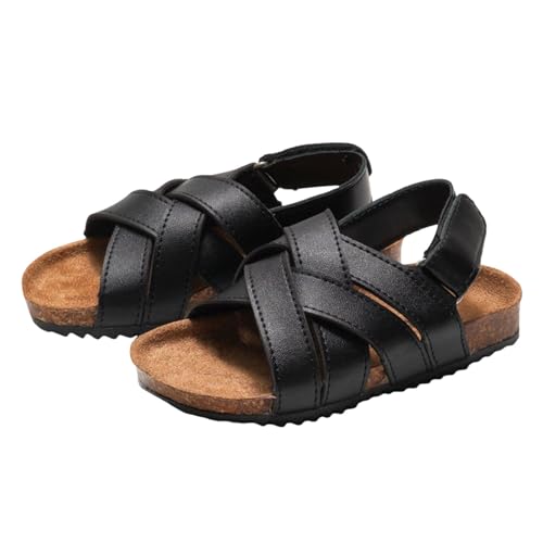 IWIHMIV Sandals for Little Girls Kids Slide Sandals Boys Adjustable Casual Summer Shoes Open Toes for Toddler2