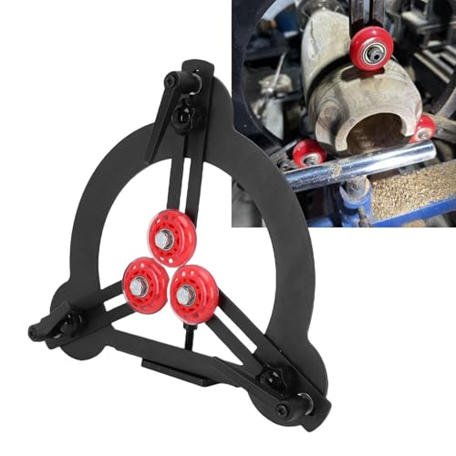 Torno de madera de 8 pulgadas con soporte estable de acero y rodillos 3