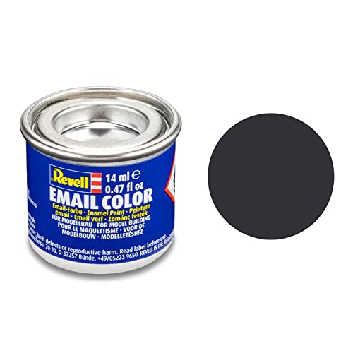Revell Emaille-Farbe, 14 ml, Anthrazitgrau, Mattes Finish