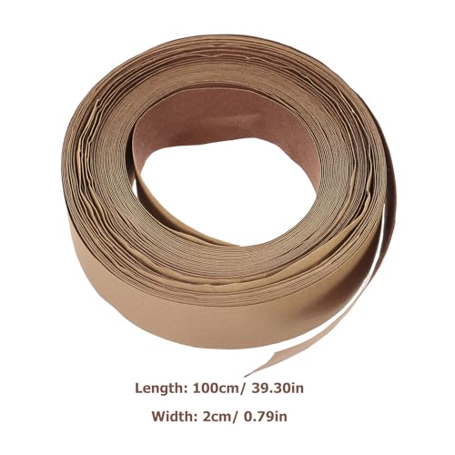 Image of VILLCASE DIY Lampshade Edging Tape 393.70In Self-Adhesive Cloth Strip - Easy Peel & Stick for Lamp Shade Repair - for Home, Office, Chandelier & Retro Lighting