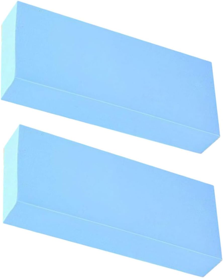 NUOBESTY 2pcs High Density Water Absorbing Sponges for Artists Multipurpose Cleaning Tool for Watercolor Oil Painting Sketching Durable Art Sponges for Easy Paint Removal