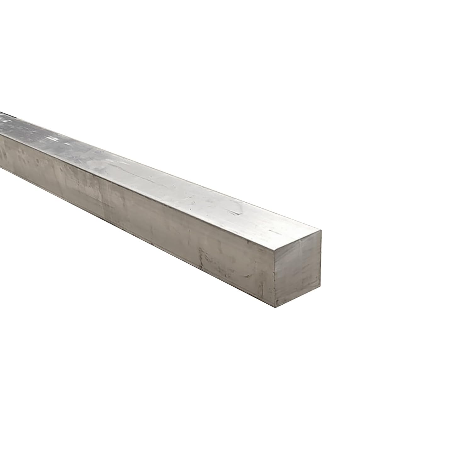 Quadratische Aluminiumstange, flach, quadratisch, 40 x 40 mm, EN AW 6082, hart, 300 mm lang, Vierkantstange aus Aluminium, 40 x 40 cm, Länge 30 cm, 1 Stück