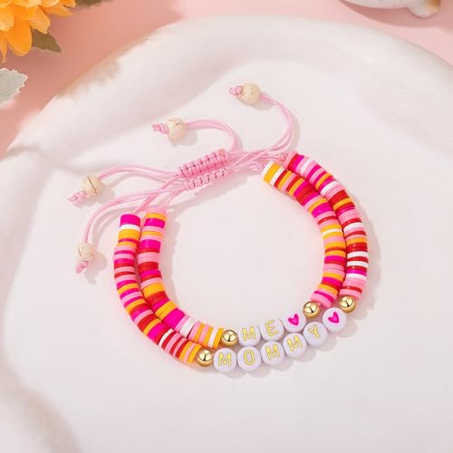 First Day of Kindergarten Bracelet Gift for Mom and Daughter Mommy and Me Back to School Bracelet3