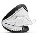 MAIBUSILE Womens Casual Shoes Ankle Chukka Boots Slip On Breathable Loafers Handmade Fashion Sneakers Mid top Walking Driving Flats Shoes White