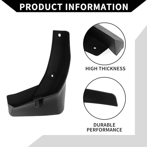 Image of Mud Flap Splash Guard with Mount Accessories for Mitsubishi Eclipse Cross 2018-2023 / Front & Rear Side Mud Guards /Durable / 1 Set